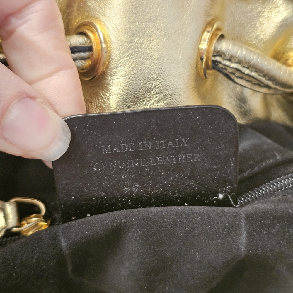 Tanner Krolle Gold Shoulder Bag - Picture 7 of 10